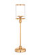 Palma Emporio Sfeșnic Metalic de Culoare Aurie 12x49cm