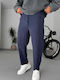 Men’s Trousers with Straight Leg in Dark Blue