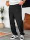Men's Loose Fit Trousers Black