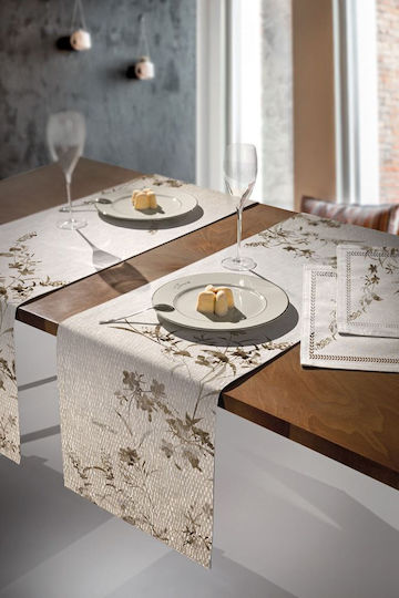 Saint Clair Beige Plastic Placemats 45x33cm 4 Pieces