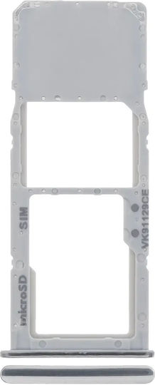 Single Sim Card Tray Samsung Galaxy A71 A715 2020 Prism Crush Silver