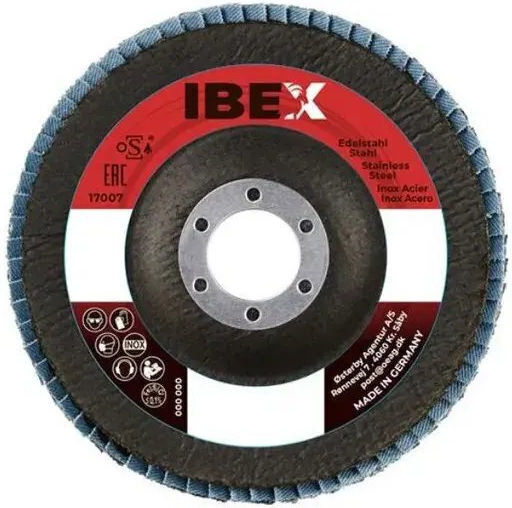 Makita Ibex 27lsz Fächerschleifscheibe – 125 Mm – Körnung 40 Ig27f12540