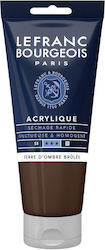 Lefranc & Bourgeois 80 ml Фина акрилна боя 477 изгоряла умбра Серия 1