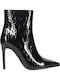 Women's Ankle Boots in Black Patent Leather