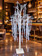 Illuminated Christmas Decorative Willow Tree with Natural Appearance 150 cm White