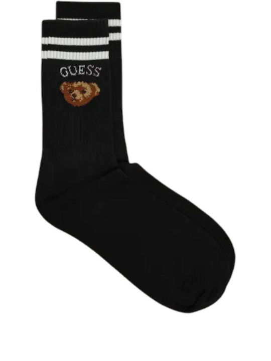 Guess Baer One Γυναικείες Κάλτσες με Σχέδια Μαύρο Guess Baer One Γυναικείες Κάλτσες με Σχέδια Μαύρο
