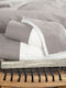 Rythmos Imperial 3-Piece Bath Towel Set Grey 500gsm Weight