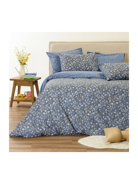 Melinen Ultra Double Fitted Sheet Set With 2 Pi...