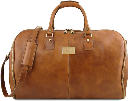 Tuscany Leather Antigua Reise-Dufflebag Beige aus Leder