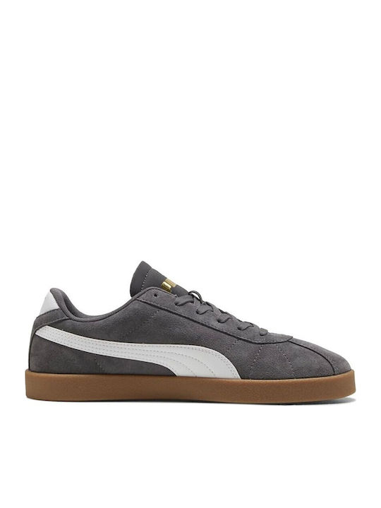 PUMA Club II Sneakers Grau-Weiß-Gold-Braun