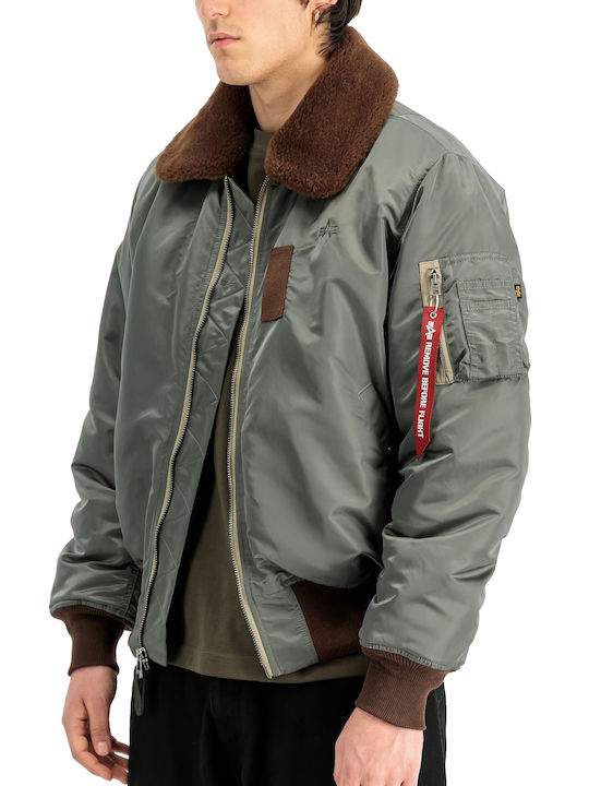 B-15 Vintage Green Bomber Jacket