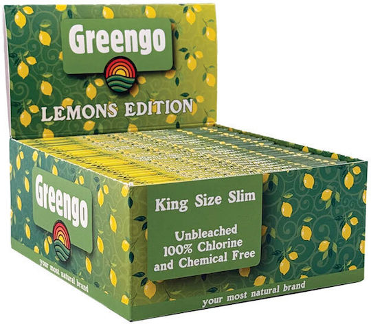 GreenGo Χαρτάκια Στριφτού Τσιγάρου King Size Slim 33 φύλλα 50τμχ