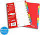 Foska Paper Binder Dividers 10 Colors