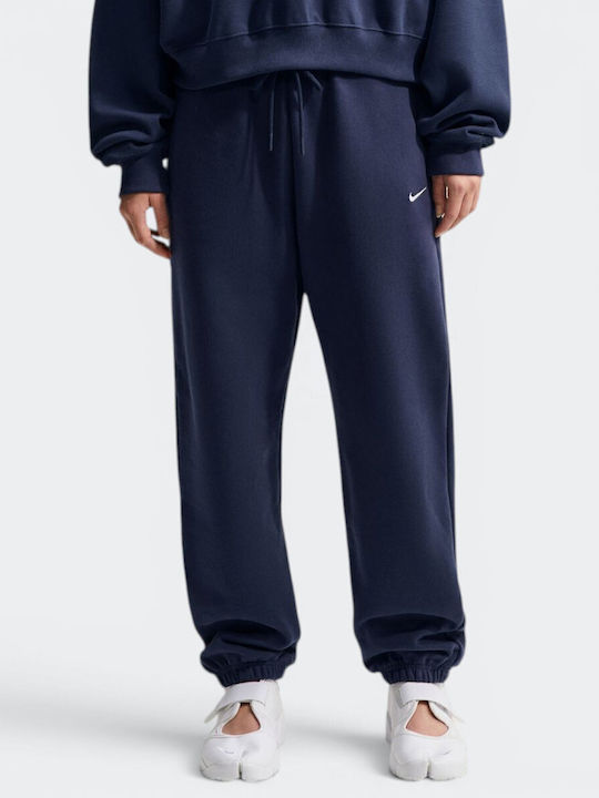 Nike Fl Midrase Oh Παντελόνι Φόρμας Fleece Midn...