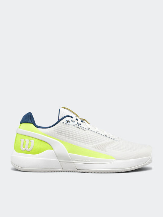 Wilson Rush Pro Ανδρικά Παπούτσια Padel Λευκά