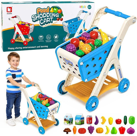 Lean Toys Supermarket Trolley for Ages 3+ 26 Pieces