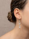 Diamond Eye Earrings Silver