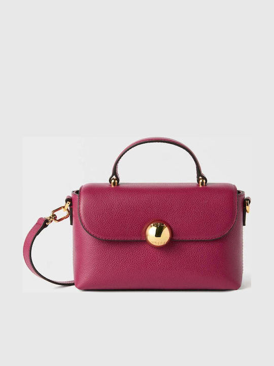 Furla Moonlight Top Handle Дамска Кожена Чанта с Капак Бронзова Furla Moonlight Top Handle Дамска Кожена Чанта с Капак Бронзова