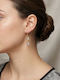 Lilac Eye Earrings Gold