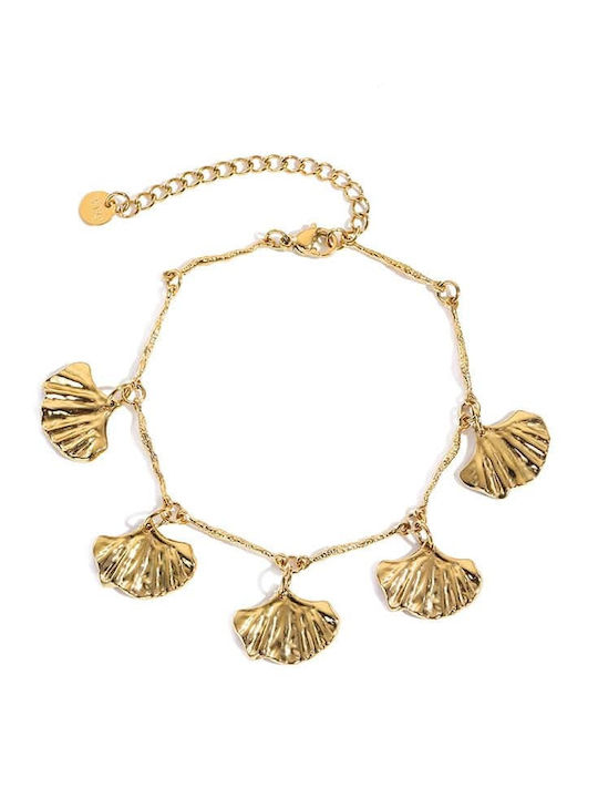 Lysea Women's Leather Chain Bracelet with Zircon