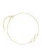 Lysea Women's 14K Gold Chain Bracelet for Couples with Infinity Design and Zircon