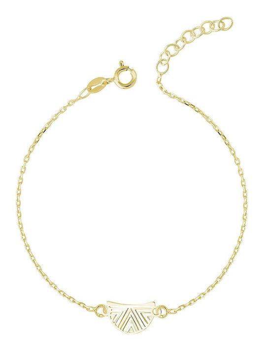 Lysea Women's Chain Bracelet in Gold-Plated Silver