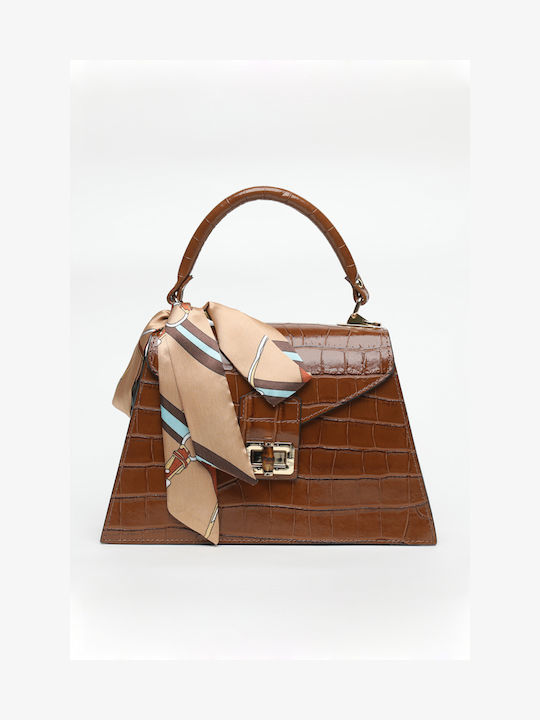 Leather Women's Satchel Bag Brown