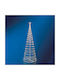 Illuminated Christmas Decorative Metal Tree 200cm Mains Powered White 274 Pieces