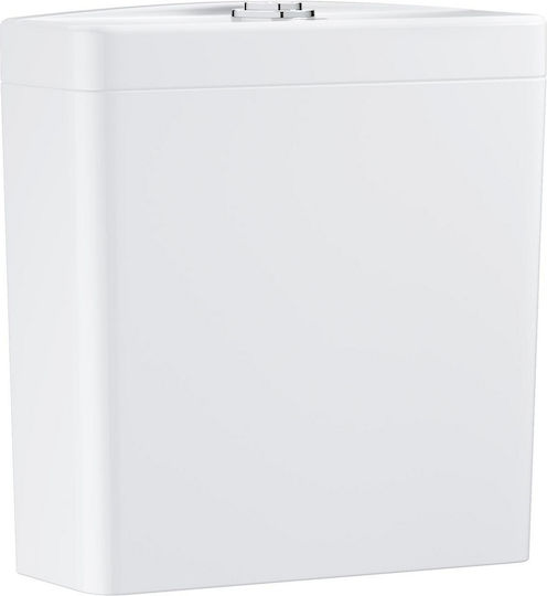 Grohe Wall Mounted Rectangular Plastic Toilet Cistern Low Pressure White