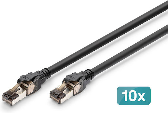 Digitus U/UTP Καλώδιο Δικτύου Ethernet 5m Μαύρο