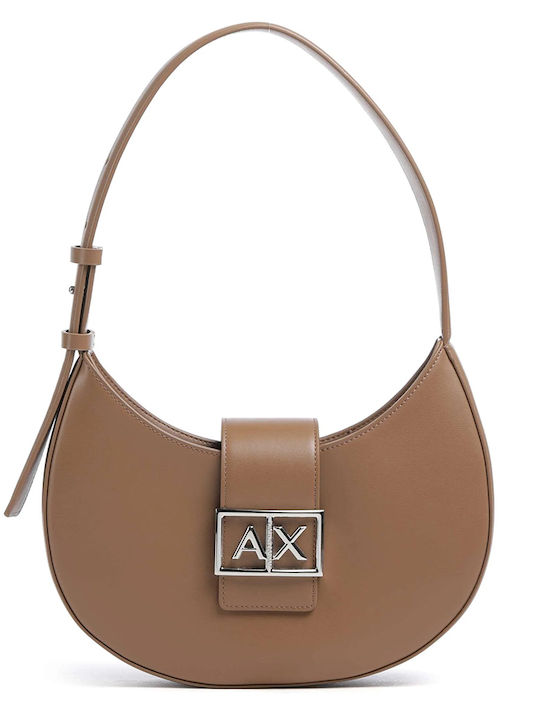 Fabric Women's Shoulder Bag Beige