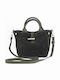 Khaki Leather Women's Shoulder Bag