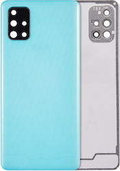 Задно Стъкло за Камерата Samsung Galaxy A71 A715 2020 Заместител Plus Prism Crush Сино Задно Стъкло за Камерата Samsung Galaxy A71 A715 2020 Заместител Plus Prism Crush Сино