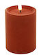 Christmas LED Candle 013.839991 7.5x10cm Brown
