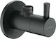 Deante Round Angle Valve with Ceramic Mechanism 1/2'' 3/8