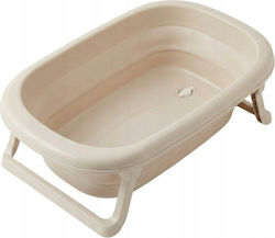 Tega Baby Klappbare Baby-Badewanne mit Thermometer Beiges