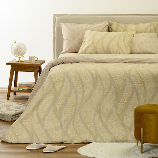Melinen King Size Quilt with Hollowfiber Filling 240x240 cm Ultra Drift 144 350 GSM