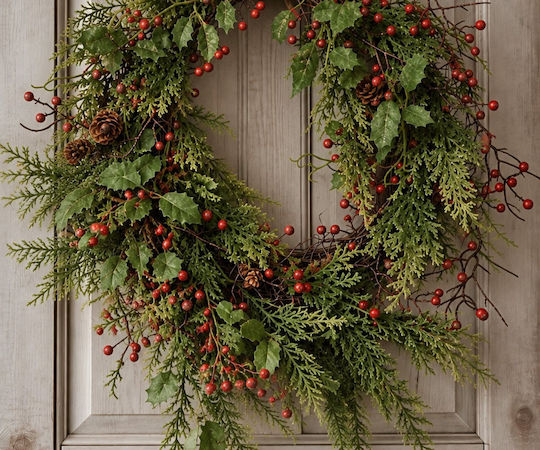 Kaemingk Christmas Decorative Wreath Green