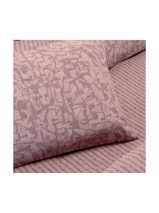 Melinen Ultra Storm Σετ Μαξιλαροθήκες Plum 50x7...
