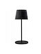 Verlo Table Lamp LED with Black Shade and Base