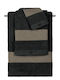 Guy Laroche Celestia Bath Towel Set 3 pcs Toffee-Black