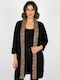 Damen-Strickjacke Schwarz