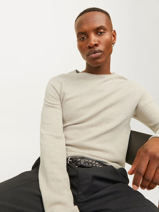 Jack & Jones Pulover Mânecă lungă Oatmeal