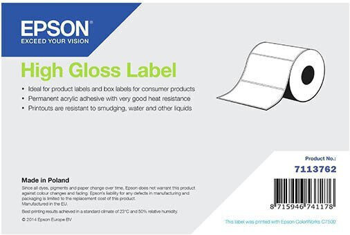 Epson 960 Self-Adhesive Labels on a Roll 76x127mm