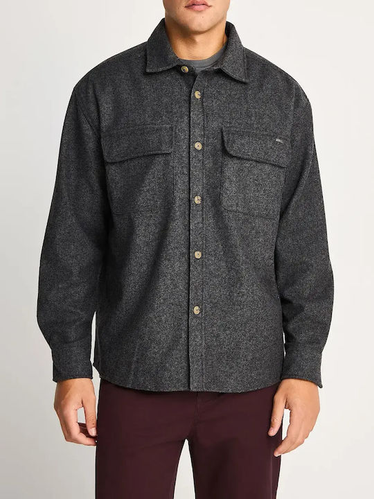Funky Buddha Μακρυμάνικο Overshirt σε Κανονική ...