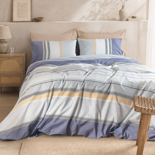 Rythmos Verve Single Cotton Coverlet Set Multi 160x240cm 2pcs