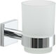 Domoletti Wall-Mounted Plastic Toothbrush Holder Silver 4772013331995