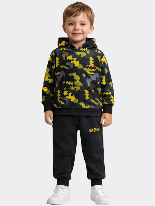 Action Sportswear Παιδικό Σετ Φόρμας Μαύρο