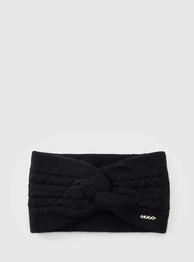 Women's Knitted Headband in Black