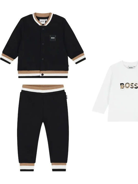 Kinder-Set mit Hose & Jacke 2-tlg. Schwarz